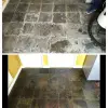 HR Haze Remover removing grout staining from poor grouting