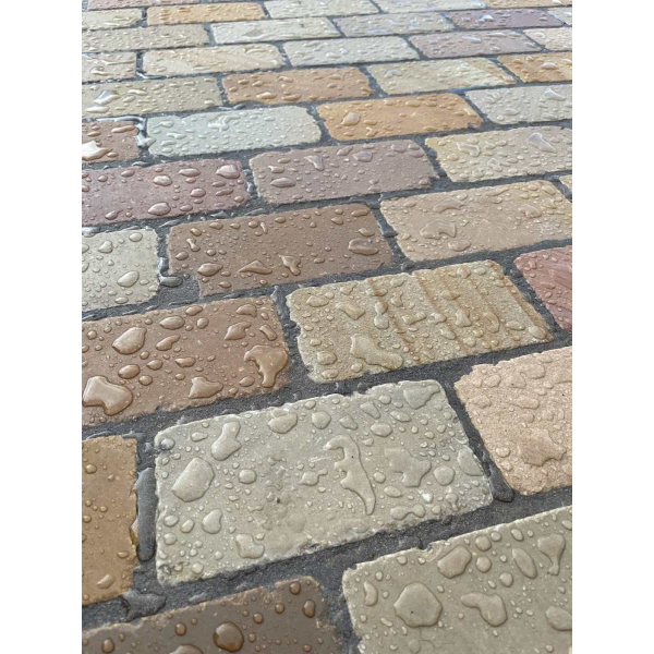 Sandstone sealer for patios and driveways.