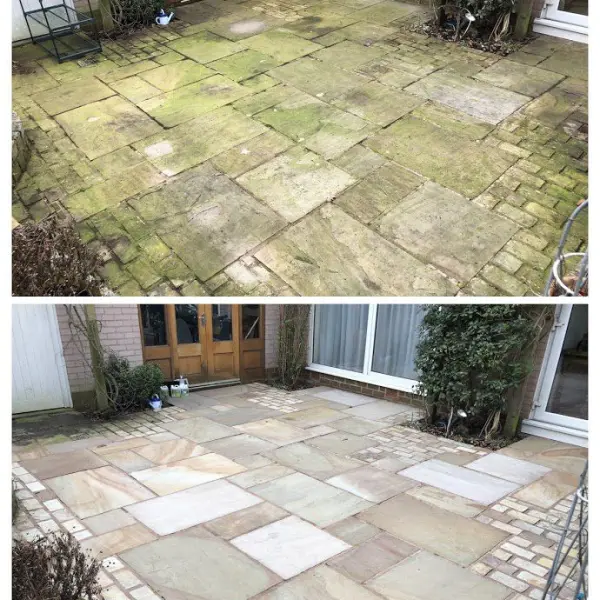 Stone floor cleaning