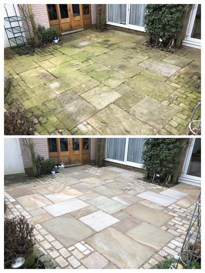 Stone floor cleaning