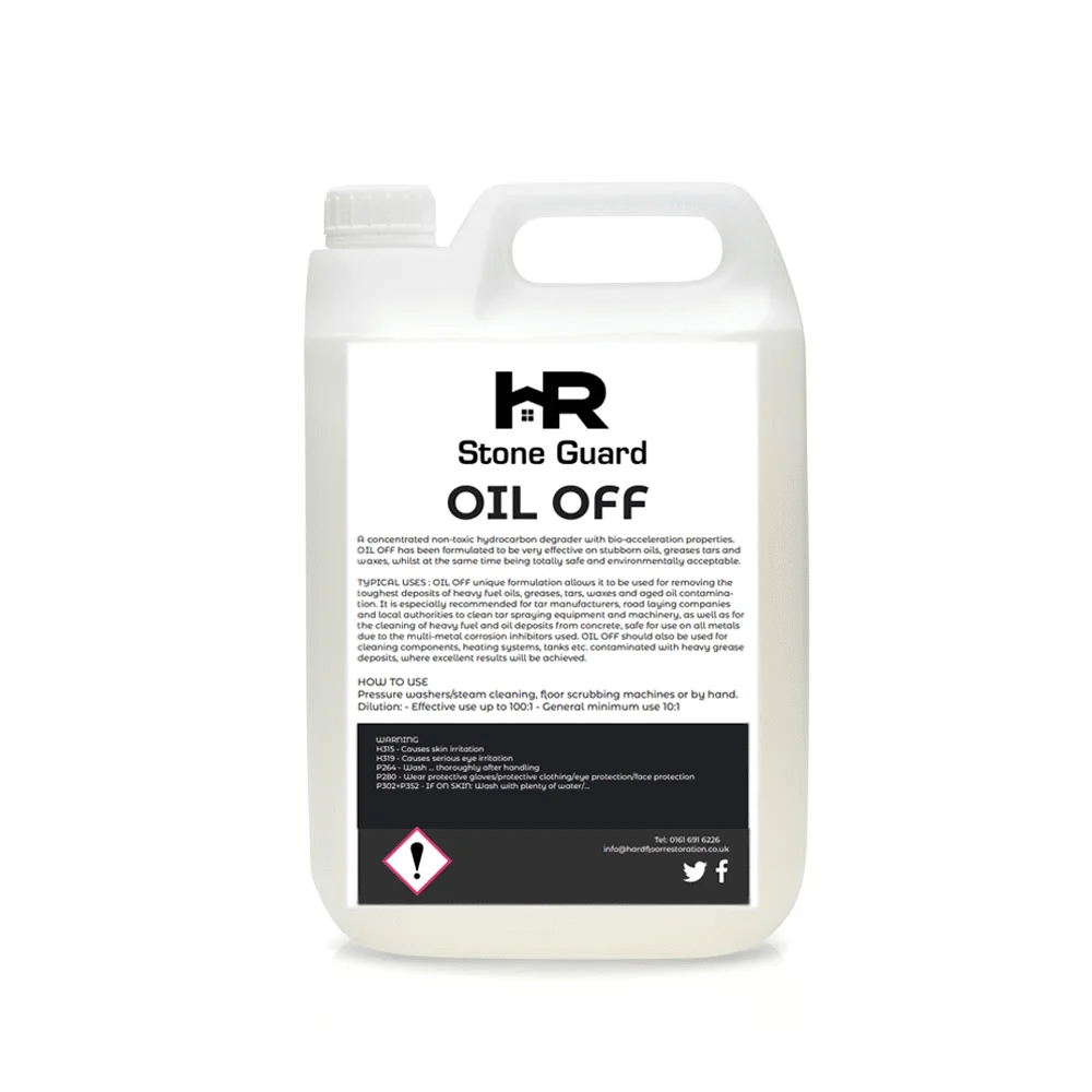 HR Oil Off The best oil remobver for driveways and patios.