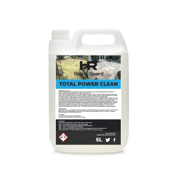 HR Total Power Clean the go to patio cleaner solution.