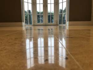 Travertine polishing 