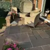 sandstone cleaned and sealed HR Colour Enhnacer & HR Total Power Clean the go to patio cleaning solution, this is our best patio cleaner and wet look patio sealer working..