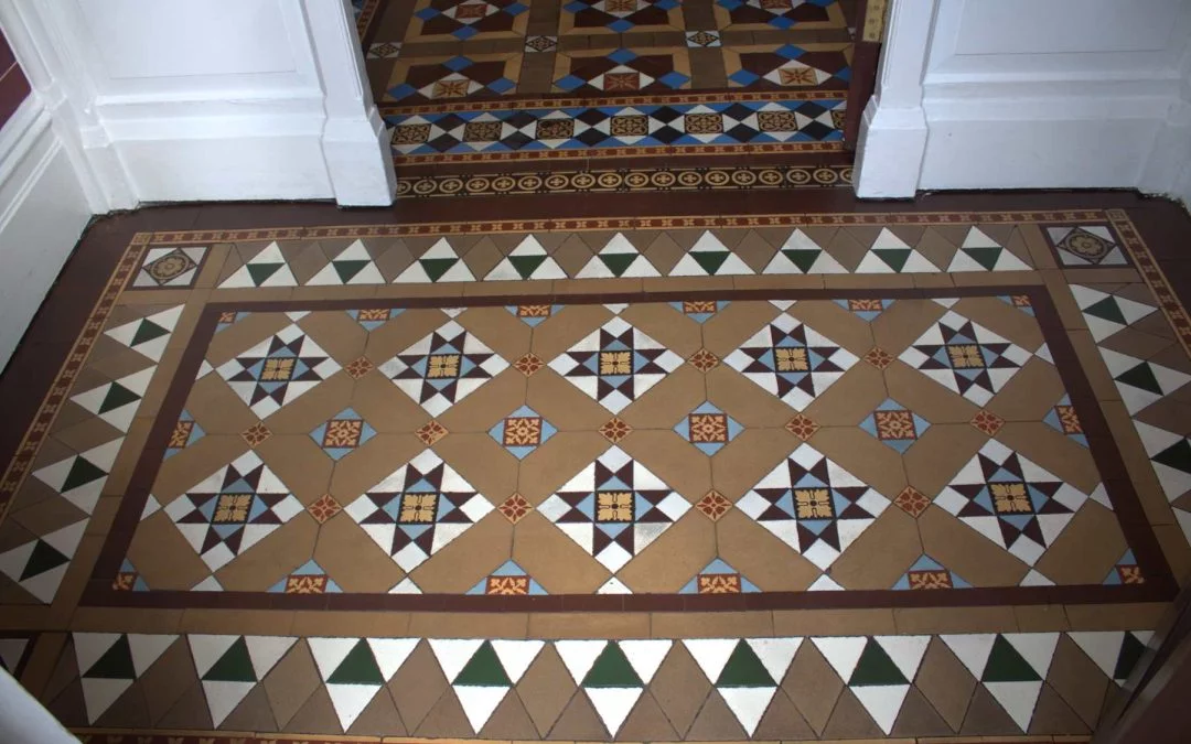Victorian Porch tile fully restored