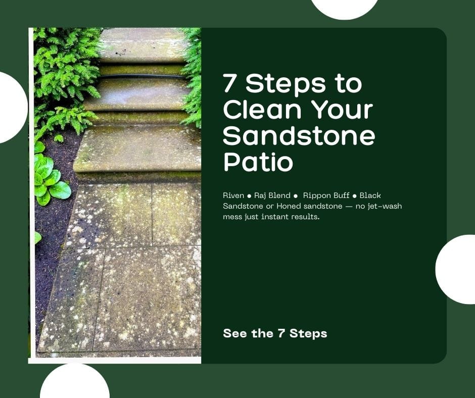 Sandstone Cleaning the 7 step guide.